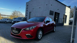 Mazda 3 1.5 SkyActiv Klimatyzacja 4x el. szyby Felgi alu Bordo metalik