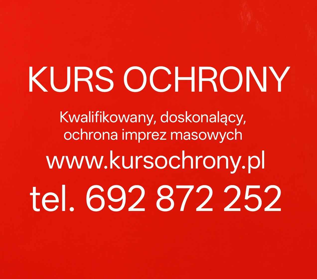 Kursy ochroniarskie KPOF doskonalący ochrona imprez masowych Polesie - zdjęcie 1