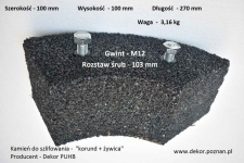 Kamień do szlifowania betonu i lastryko 100x100x270 Wilda - zdjęcie 2