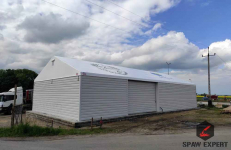 Hale namiotowe/magazyny całoroczne solidne konstrukcje stalowe