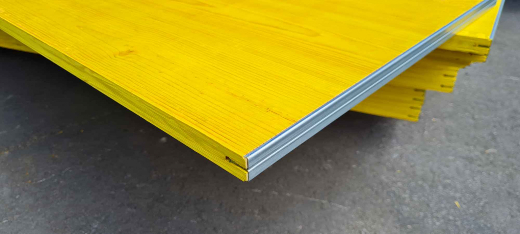 Płyta sklejka szalunkowa 3warstwowa okuta E żółta Bałuty - zdjęcie 3