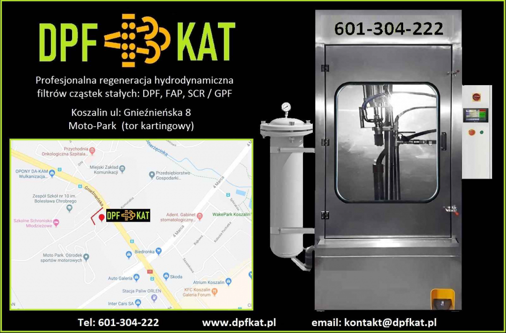 Koszalin DPF TIR Mycie, Czyszczenie, Regeneracja: DPF , FAP Koszalin - zdjęcie 2