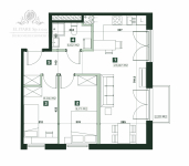 Mieszkanie 3pok. o pow 52,06m2 z balkonem 2,2m2/ Żerniki Wrocław - zdjęcie 5