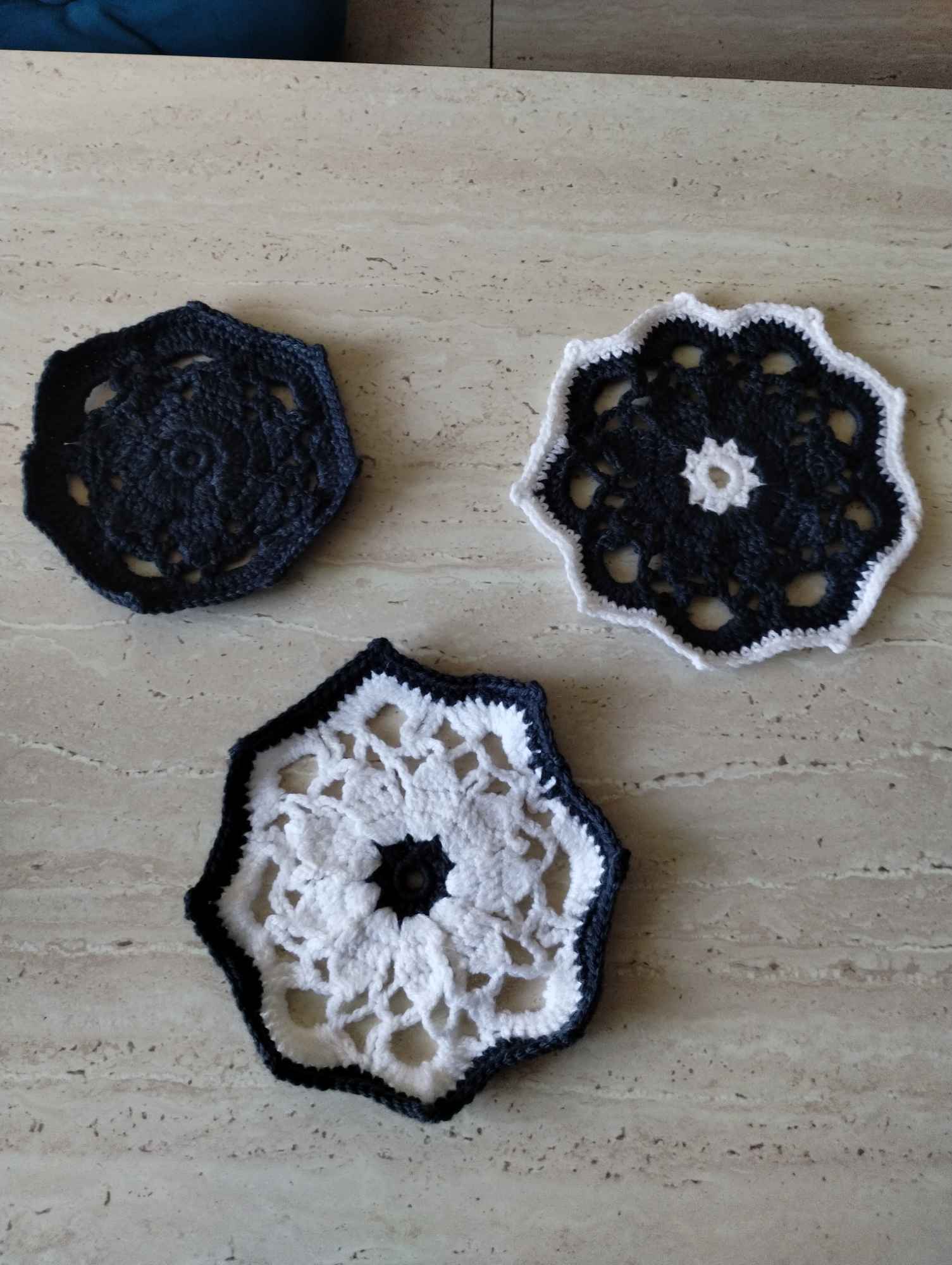 Szydełkowe podstawki pod kubek Grabówiec - zdjęcie 8