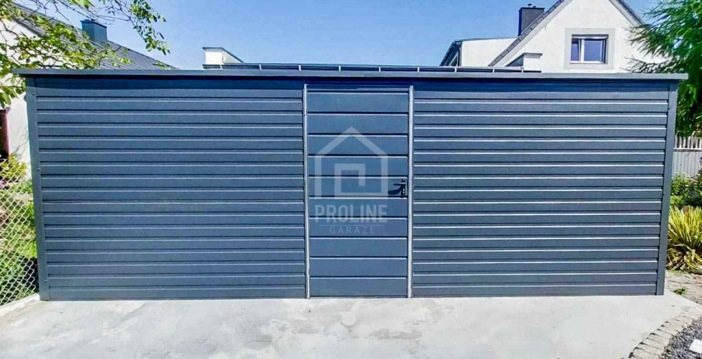 Schowek Domek Ogrodowy 6x3m Drzwi - Antracyt - dach spad w tył PLG159 Elbląg - zdjęcie 2