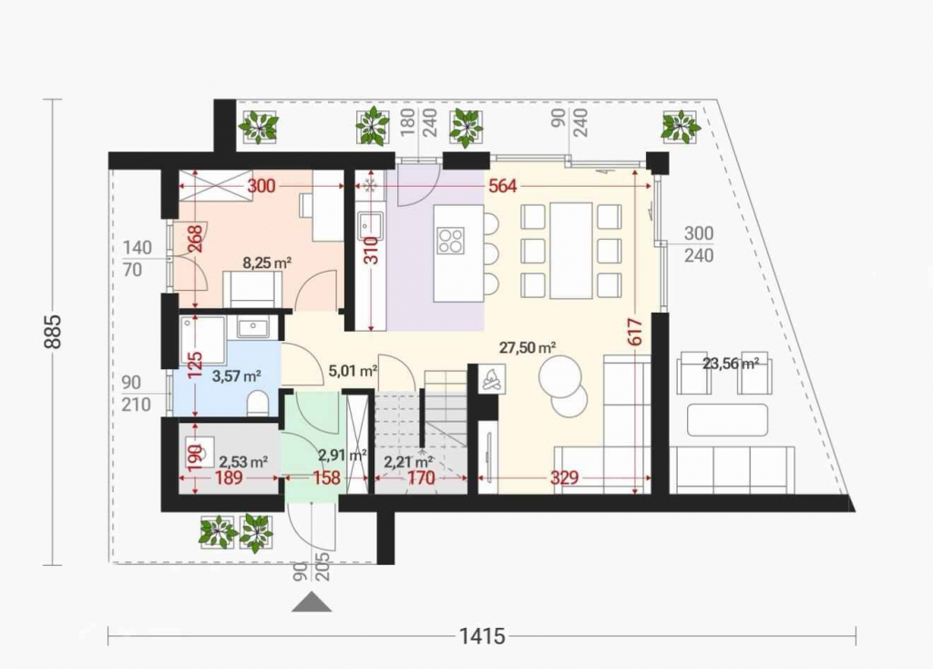 5pok, 98met Dom pod lasem TARAS/BALKON/2026 (Zielona Góra) Zielona Góra - zdjęcie 5