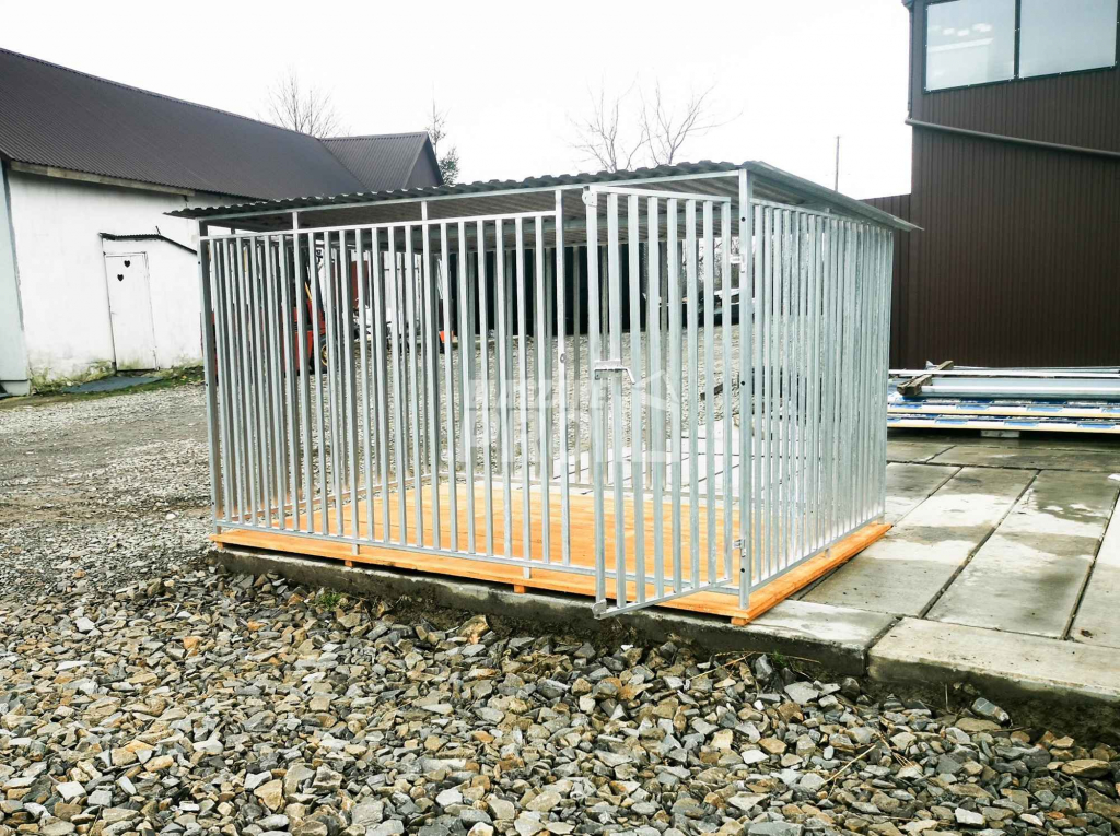 Kojec dla Psa 3x2m z profili zamkniętych + Podłoga drewniana GP266 Sanok - zdjęcie 11