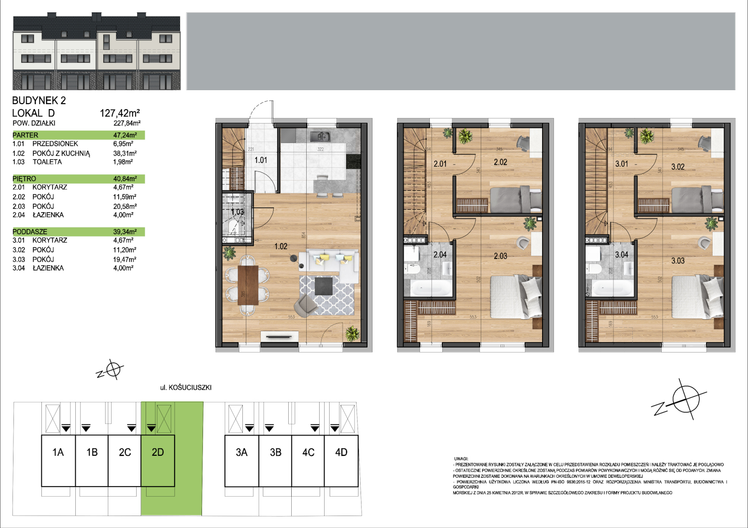 REZERWACJA /Dom w zabudowie szeregowej/Iwiny Iwiny - zdjęcie 9