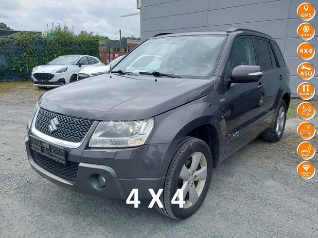 Suzuki Grand Vitara 1.9 DDiS 129km skóra NAV klima 4X4 hak SERWIS 2011 Tychy - zdjęcie 1
