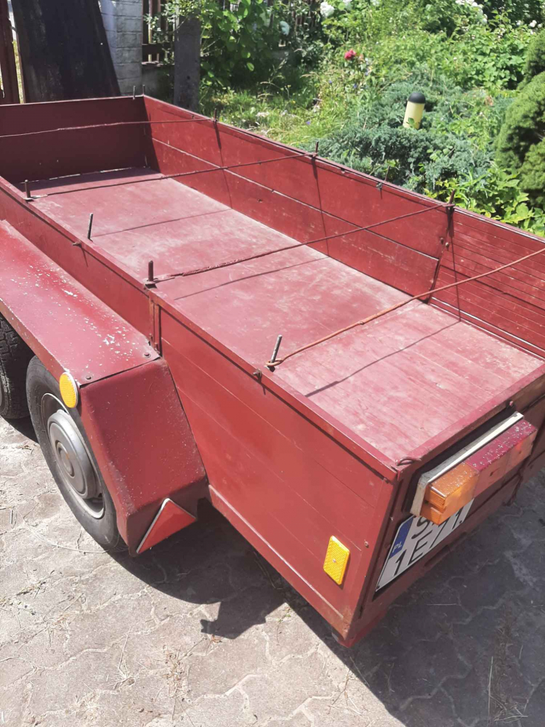 SPRZEDAM PRZYCZEPĘ DWUOSIOWĄ  Ubezpieczenie do końca roku Łazy - zdjęcie 6