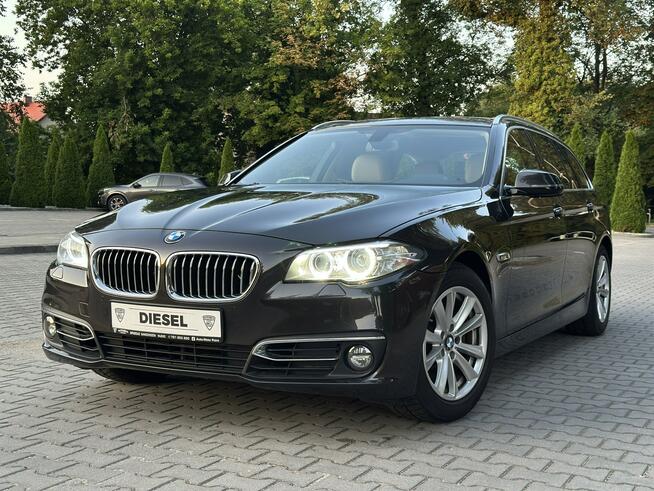 LCI F11 520d LIFT 2.0d 184KM Automat Navi iDrive Pdc Led Jasne wnętrze Wijewo - zdjęcie 1