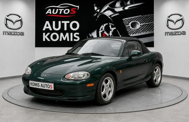 Mazda MX-5 1.6i 110KM Skóry Bardzo Ładny Egzemplarz Zarejestrowana Wrocław - zdjęcie 1