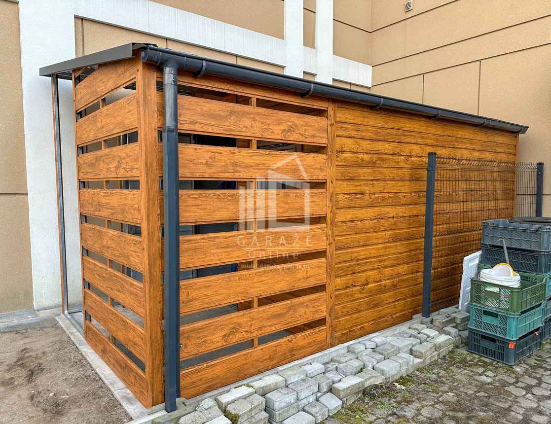 Schowek - domek ogrodowy 2,5x4m + wiata 1,5 m drzwi  rynny dach ID1073 Przemyśl - zdjęcie 2