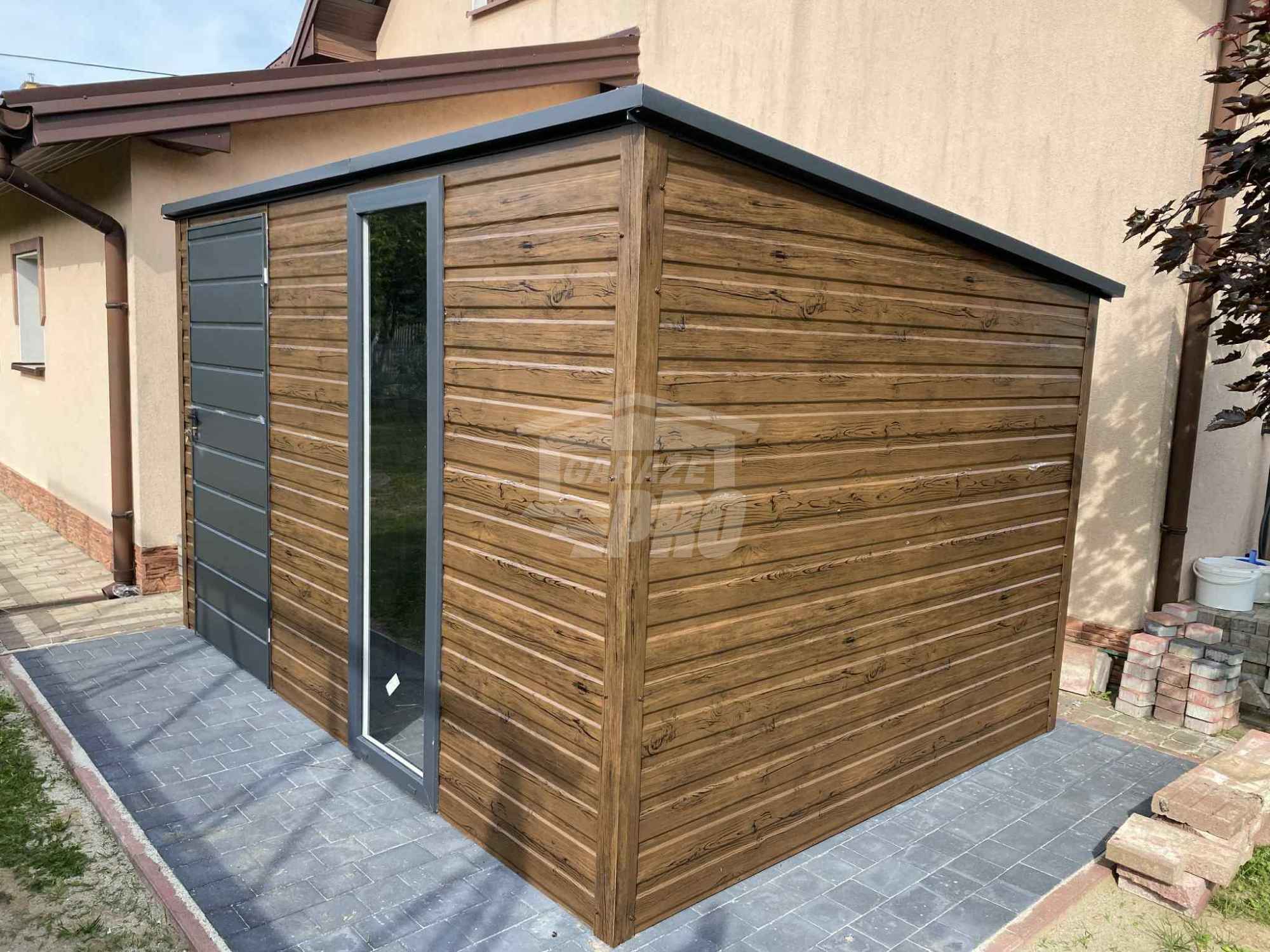 Schowek - Domek Ogrodowy 3x2m - drzwi okno drewnopodobny dach GP608 Kostrzyn nad Odrą - zdjęcie 2
