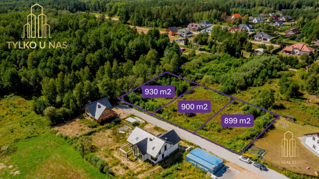 Piękne działki w otulinie lasu Brończany Brończany - zdjęcie 1