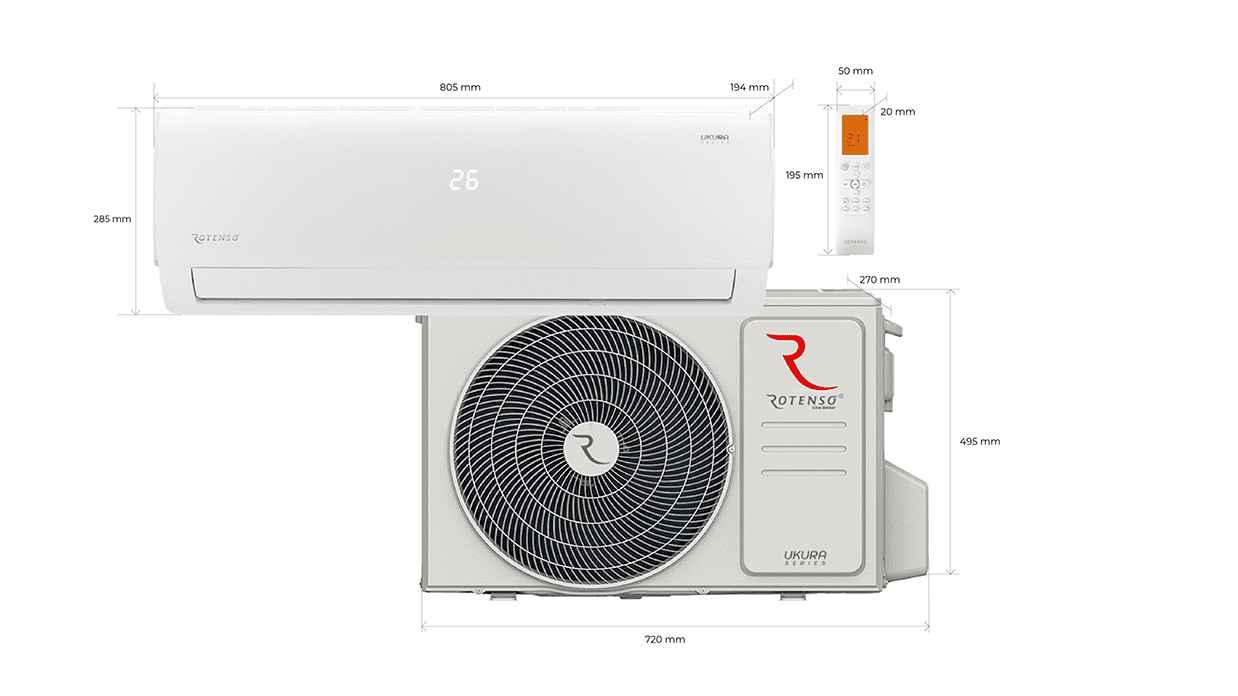 Klimatyzacja Rotenso 7,0 kW - nowoczesne rozwiązanie dla Twojego domu Fabryczna - zdjęcie 6
