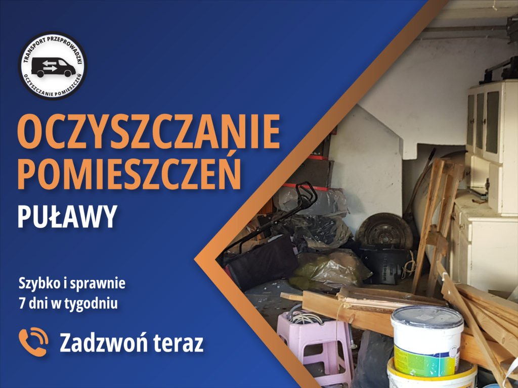 OPRÓŻNIANIE - LIKWIDACJA - SPRZĄTANIE piwnic strychów garaży mieszkań Puławy - zdjęcie 1