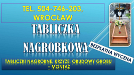 Krzyże nagrobne, cena. T. 504746203. Cmentarz, Wrocław, krzyż na grób. Psie Pole - zdjęcie 4