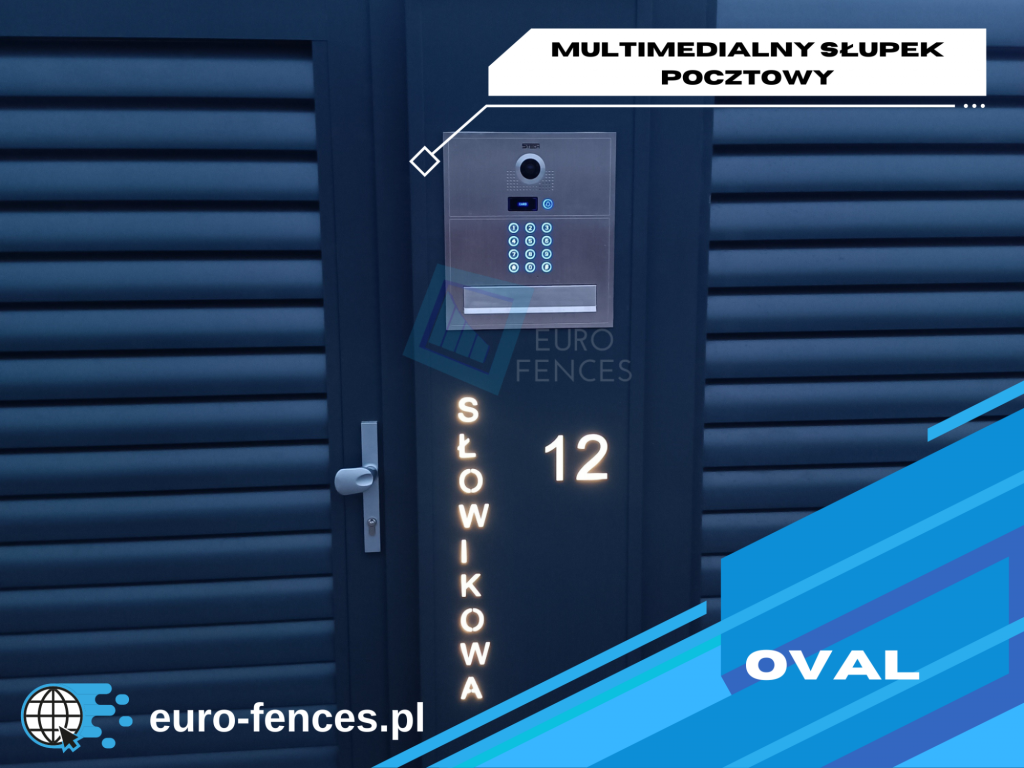 Słupki ogrodzeniowe pocztowe z domofonem Rzeszów - zdjęcie 4