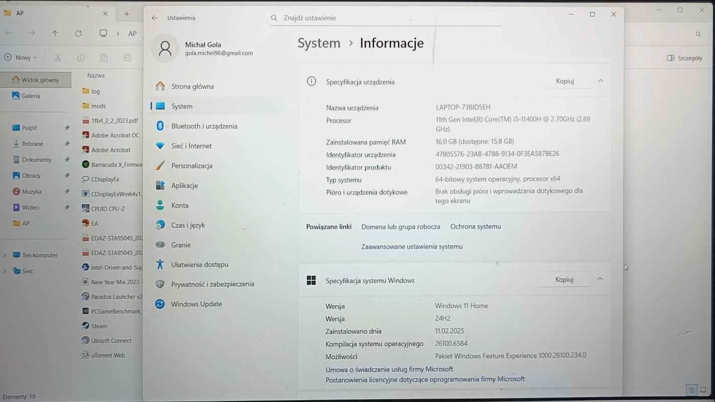 3 laptopy gamingowe w dobrym stanie i w dobrej kasie Chrząszczyce - zdjęcie 5