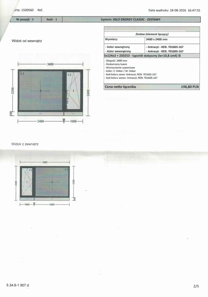 Zestaw balkonowy balkon + fest stałe szklenie Drutex Nowy Sącz - zdjęcie 1