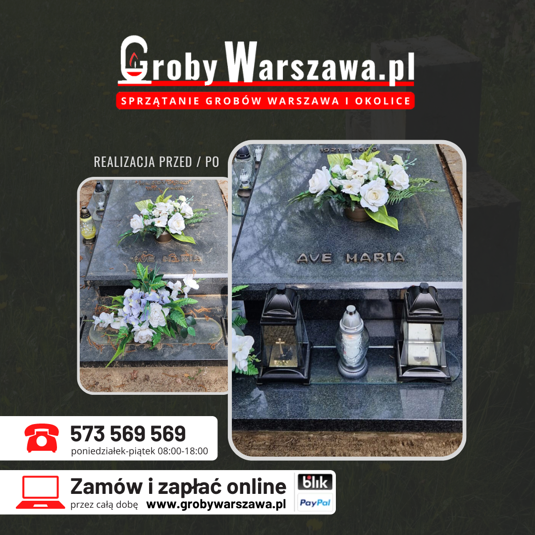 Sprzątanie grobów Warszawa, opieka nad grobami - tel. 573 569 569 Śródmieście - zdjęcie 4