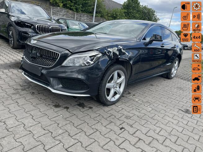 Mercedes CLS 350 EU AMG Line 4Matic Kamery360 Pamięć Pneumatyka Gliwice - zdjęcie 1