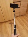 Obrotowy uchwyt na- Selfie Stick Tripod z bezprzewodowym pilotem Nowe Miasto - zdjęcie 11