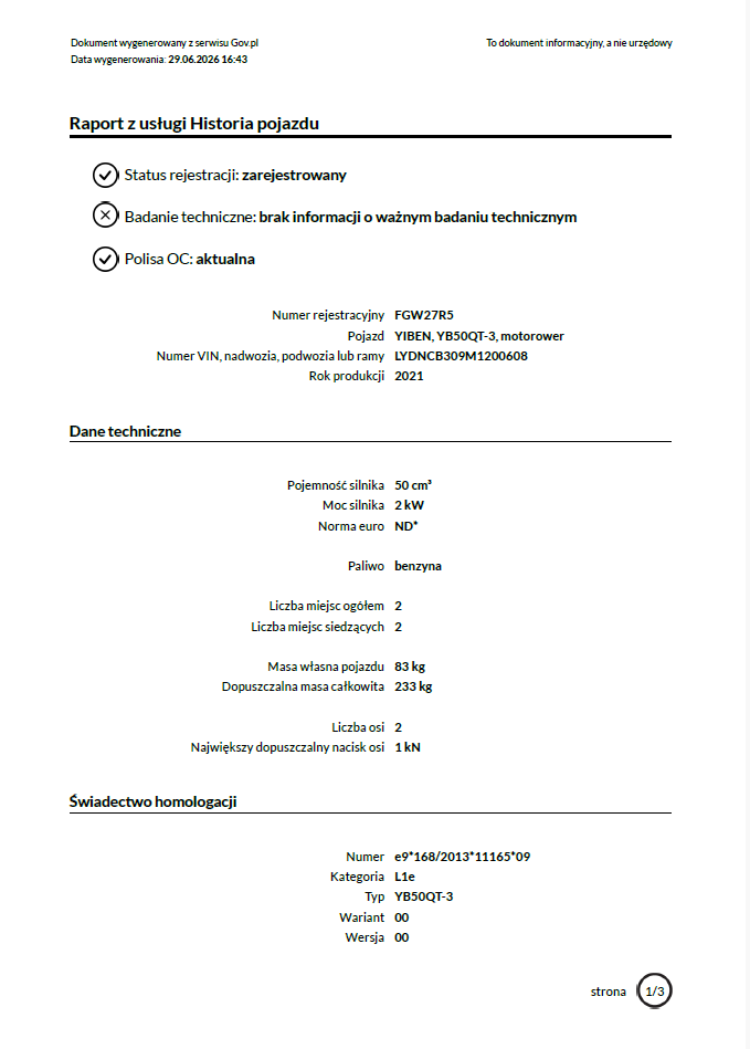 Skuter sprzedam Nowiny Wielkie - zdjęcie 5