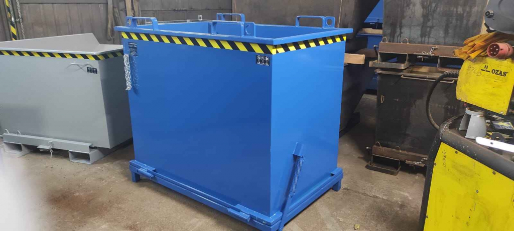 Kontener z otwieranym dnem PMDC 1400 L Kielce - zdjęcie 1