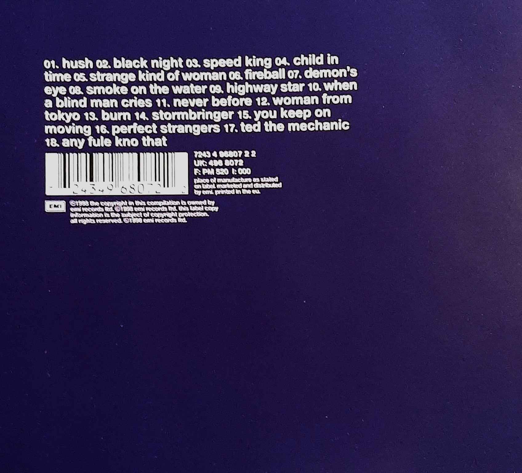 Polecam Album CD Kultowego Zespołu DEEP PURPLE 30- Very Best Katowice - zdjęcie 2