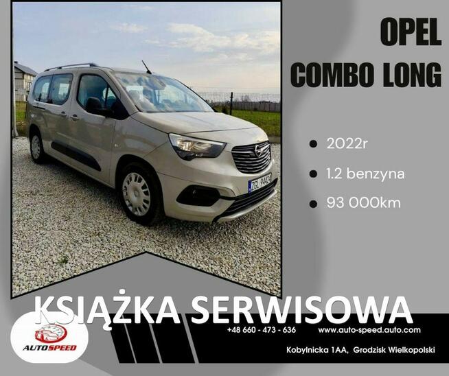 Opel Combo Long 1.2Benzyna Klima Asystent Grodzisk Wielkopolski - zdjęcie 1