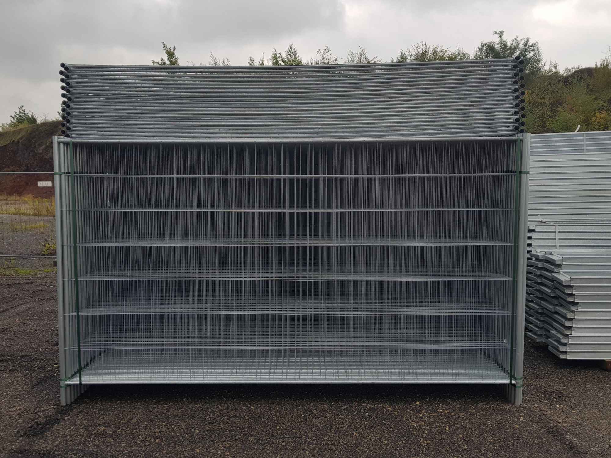 Ogrodzenia budowlane ażurowe panele ażurowe 350×110cm Bałuty - zdjęcie 3