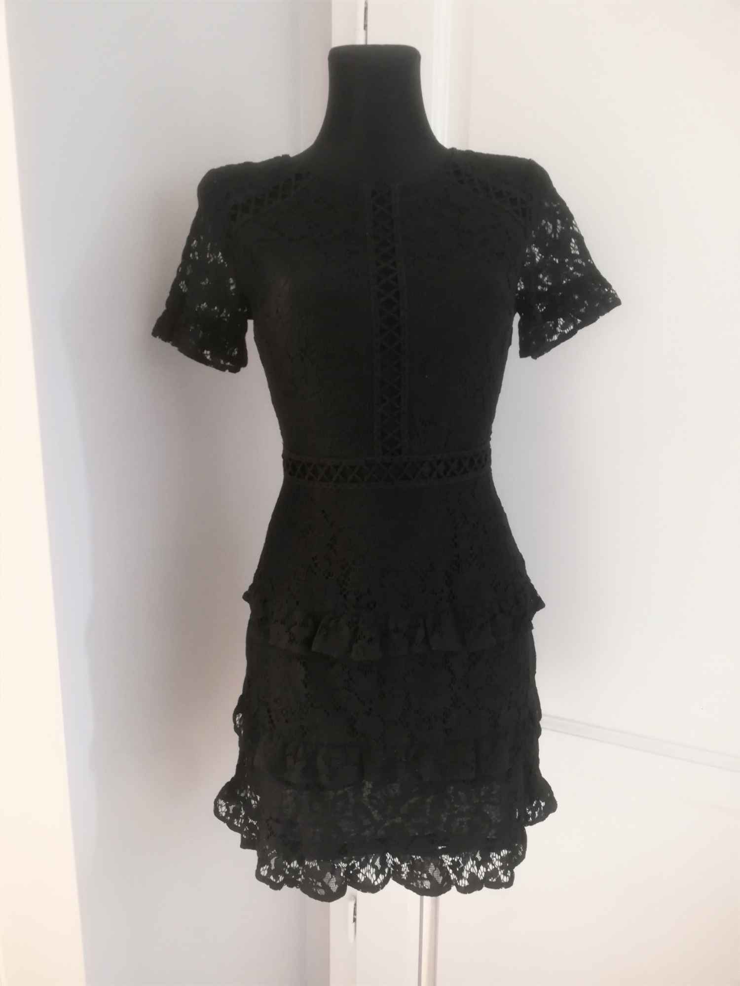 Czarna, koronkowa sukienka H&amp;M Bemowo - zdjęcie 1