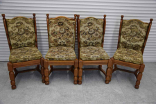 krzesła dębowe 4 sztuki - super stan