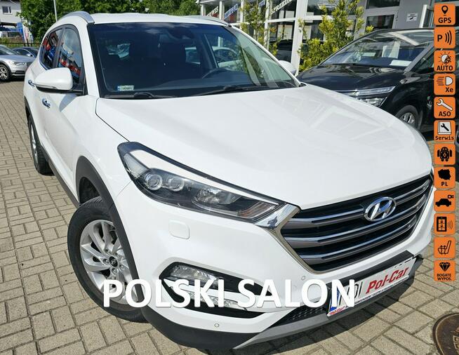 Hyundai Tucson Nawigacja,kamera,grzane fotele i kierownica, serwis Olsztyn - zdjęcie 1