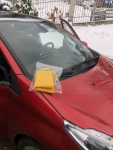 Osłona antyszronowa, mata przeciw śniegowi na szybę auta na zimę Maków Podhalański - zdjęcie 7