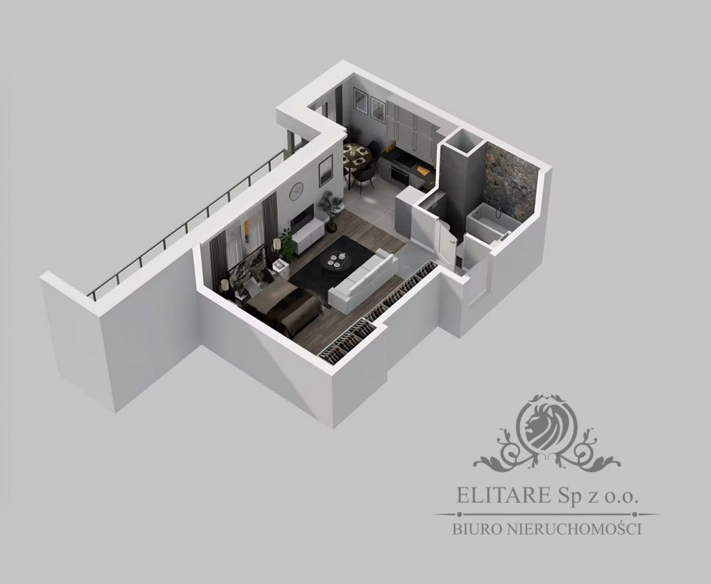 Mieszkanie 1pok. o pow 32,70m2 z loggią 15,27m2/ Reymonta Wrocław Wrocław - zdjęcie 8