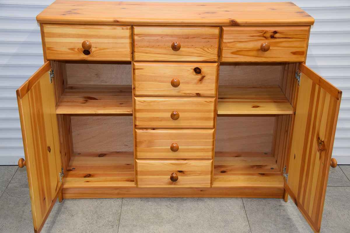 komoda z drewna sosnowego - jak nowa Olsztyn - zdjęcie 5