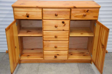 komoda z drewna sosnowego - jak nowa Olsztyn - zdjęcie 5