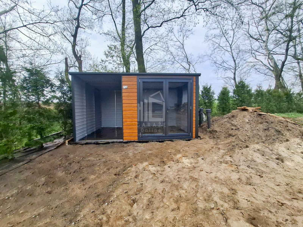 Schowek Domek Ogrodowy PREMIUM 2,5x2,5m wiata 1,5m drzwi PCV ID1017 Zielona Góra - zdjęcie 7