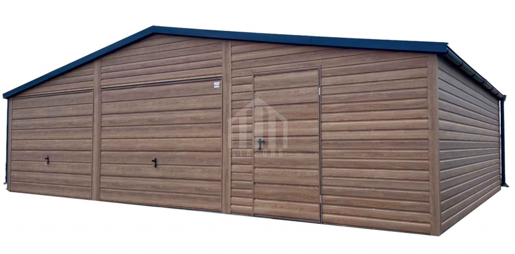 Garaż blaszany 9x5m - 2x brama - 2x okno - drzwi - rynny SO142 Gdańsk - zdjęcie 1