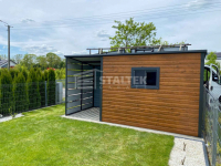 Schowek - Domek Ogrodowy 3x2m + wiata 1,5m -  Drzwi  okno  dach  ST134 Szczecin - zdjęcie 4