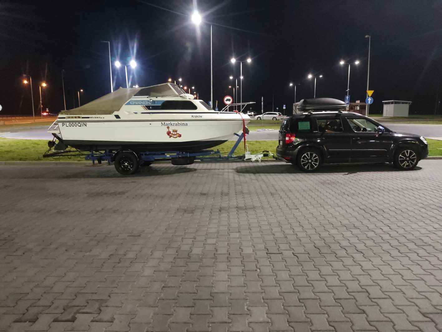 Przyczepa podłodziowa DMC1300 ładowność 1000 długość regulowana 3-6m Podgórze - zdjęcie 5