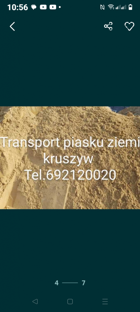 Sprzedaż piasek płuczka szara czysta ostra Rzeszów tel 692120020 Rzeszów - zdjęcie 1