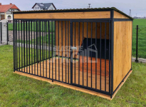 Kojec dla psów 3x2m Drewniana Podłoga ściany zabudowane drewnem GP376 Częstochowa - zdjęcie 3