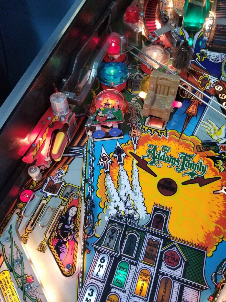 Bally Flipper Pinball Automat Addams Family Gry 1992 Rodzina Addams Wawer - zdjęcie 7