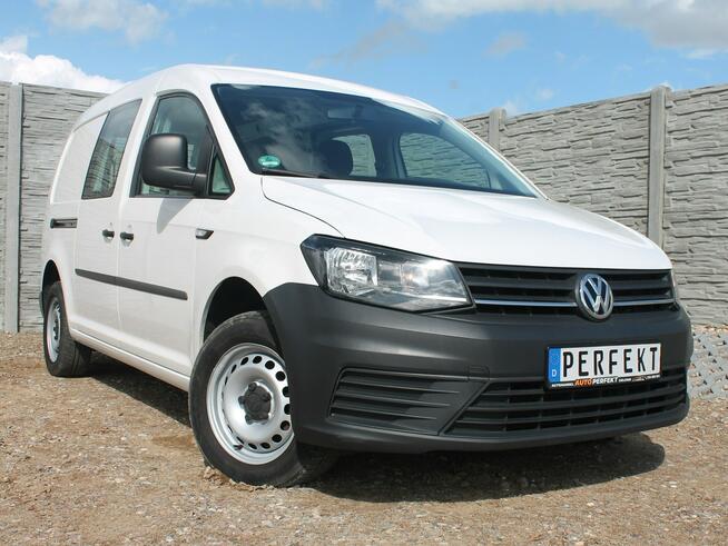 VW Caddy 2.0 TDI 102 KM MAXI Long 5 OSOBOWY Klima GRZANE Fotele SERWIS Zielenin - zdjęcie 11