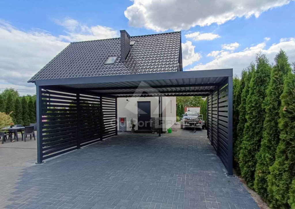 CarPort PREMIUM wiata samochodowa 6x6 dodatkowa zabudowa CP123 Giżycko - zdjęcie 4
