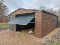 Garaż Blaszany 4,5x6 m Drewnopodobny Profil Ocynkowany MONTAŻ Katowice - zdjęcie 3